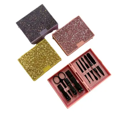 Nine-piece nail manicure tool set