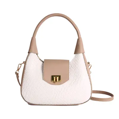 Women's Large Woven Pattern Casual Handbag - 7