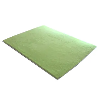 Modern Wool Rug for Living Room, Rectangular Silk Look Carpet