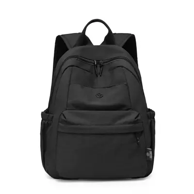Women's Lightweight Water-Resistant Nylon Backpack, Large Capacity - 11