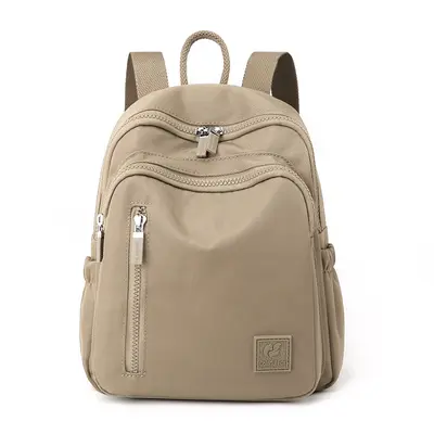 Lightweight Solid Color Textured Backpack, Women's Backpack for Outdoor Travel and Commuti - 7