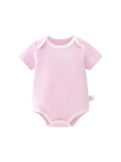 Thin Short-Sleeve Summer Baby Romper for Boys and Girls - 3