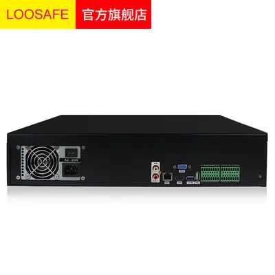 64-channel NVR hard disk video recorder, H.265X, 4K - 4