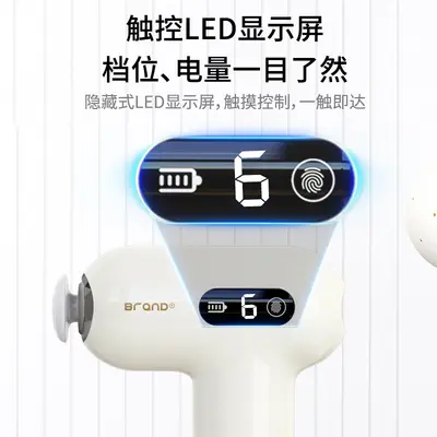 Mini-Massagepistole mit digitalem Display, Hochfrequenz-Vibration für Muskelentspannung - 4