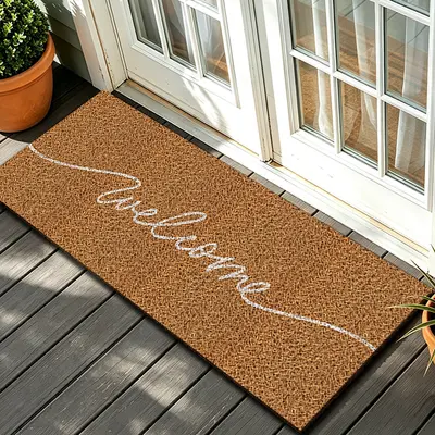 Loop Pile Door Mat, Printed Minimalist Design, Entrance and Kitchen Floor Mat - 10