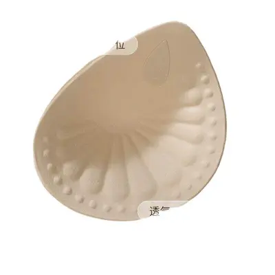 Mädchen-BH bügelfrei nahtlos mit Jacquard, Nylon, atmungsaktiv