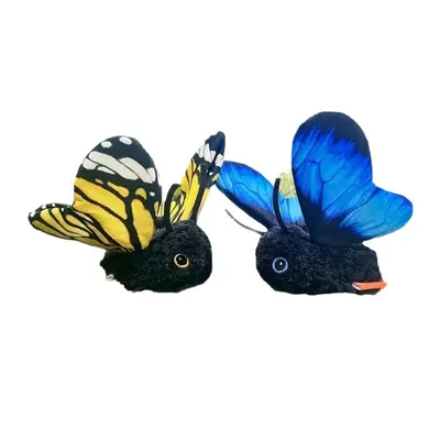 Electric Butterfly Cat Toy, Automatic Flapping Interactive Teaser Wand - 6