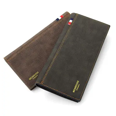 MenBense Men's Long Wallet, Large Capacity, Multifunctional Korean-Style Clutch - 1