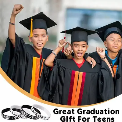 Class of 2025 Themed Silicone Graduation Bracelet