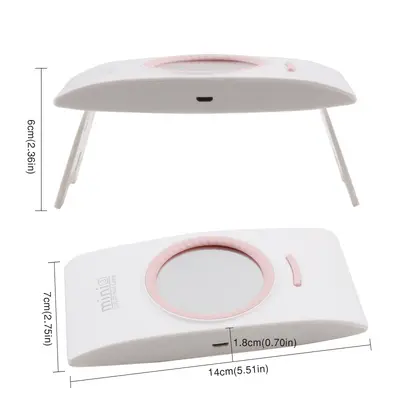 Faltbare tragbare Nagel-UV-Lampe für Gel-Härtung