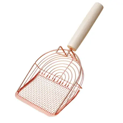Cat Litter Scoop, Fine-Hole Aluminum Alloy, Large Size - 7