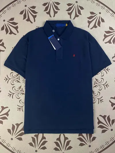 Футболка с отложным воротником RL в стиле Ralph Lauren с логотипом Little Pony, вышивкой, 100% хлопок, классический хлопковый топ с коротким рукавом, поло, экспортная модель, женская