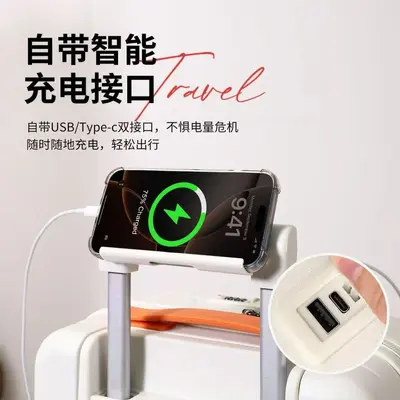 Front-opening luggage suitcase deep cargo trolley case travel password box 14/16 inch foreign trade set can board budget airline
