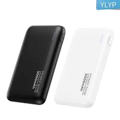 YLYP 2'li set ultra ince 5000mAh mini cep powerbank, taşınabilir şarj cihazı - 10