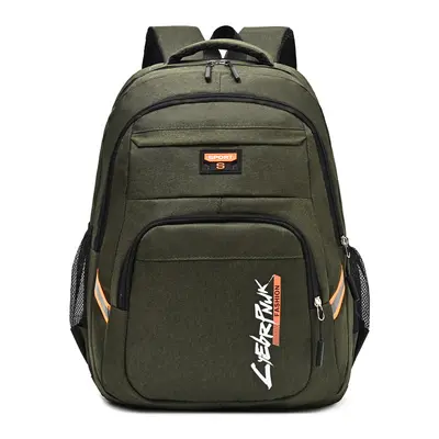 Cross-border Solid Color Business Backpack New Large Capacity Student School Bag Fashion Minimalist Outdoor Travel Casual Shoulder Backpack - 9