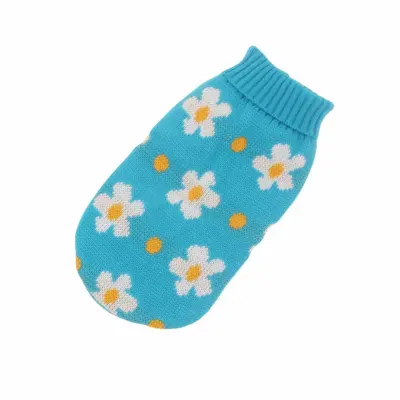 Round Neck Pet Sweater for Dogs and Cats, Autumn and Winter Clothing - 11