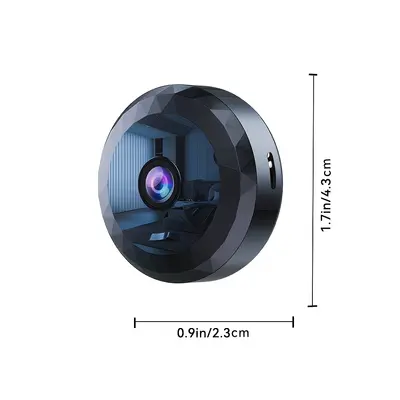 WiFi surveillance camera with HD night vision for smart home monitoring