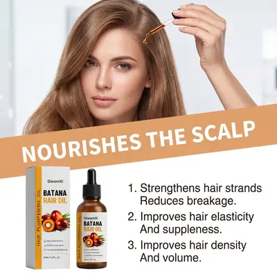 GleamXi Plant Hair Care Oil, Smooth and Shiny Hair