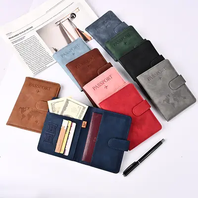 Magnetic passport holder, retro, scratch-resistant - 4