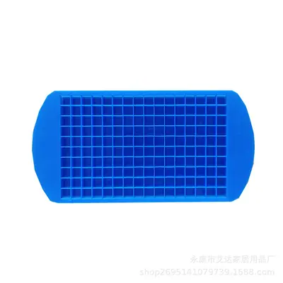 Mini buz küpü buz kalıbı yaratıcı buz kutusu ezilmiş buz küpü kalıbı 160 ızgaralar silikon buz kalıbı şeffaf küçük ezilmiş buz küpleri - 7