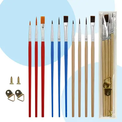 Children's Nylon Hair Oil Paint Brush Set, Plaster Baby Painting Pen Set