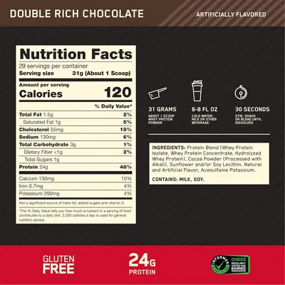 Pure Whey Protein Powder, 450g - 4