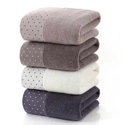 Cotton Towel Set 3-Piece, 100% Pure Cotton with Embroidery