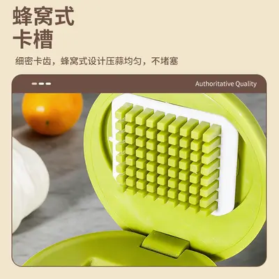 Manual garlic mincer, compact, multifunctional - 3