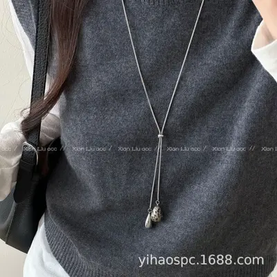 Ausziehbare Perlenkette für Damen, minimalistisches Design - 13