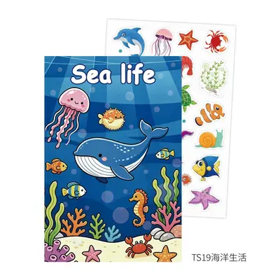 Children's Coloring and Sticker Book Set for Toddlers - 9
