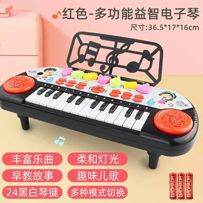Playable electronic keyboard toy, 1-3-6 years, beginner level - 7