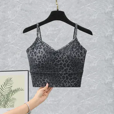 Women's Yoga Fitness Set, Three-Piece with Sports Bra and Vest - 8
