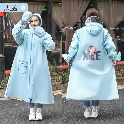 Adult fashionable raincoat gloves for men and women electric vehicle bicycle poncho outdoor travel walking rain-resistant - 9