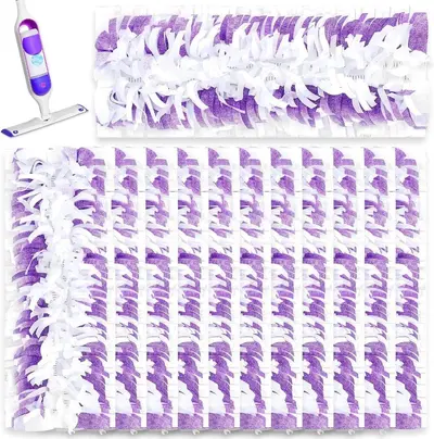 Disposable Mop Pads Compatible with Swiffer PowerMop, Dry and Wet Dual-Use Floor Cleaning Cloths, Absorbent Replacement Pads