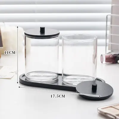 Cotton swab and toothpick storage box set - 10