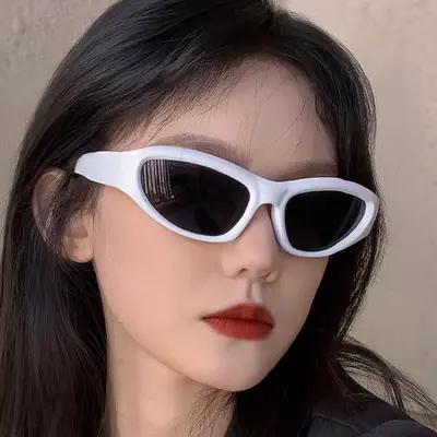 Y2K Pink-Purple Women's Sunglasses, Retro Style - 4