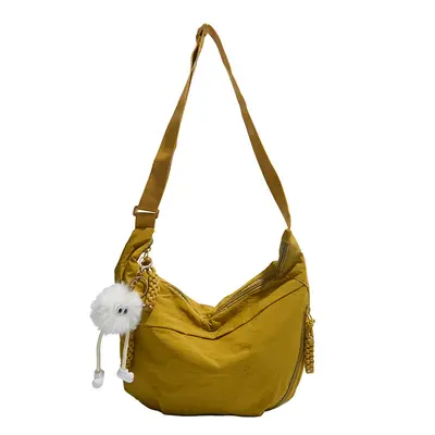 Damen Nylon Crossbody Handytasche, vielseitige Dumpling-Form - 8