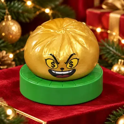 Noel Grinch Yapı Blokları Hamur Topu Stres Oyuncağı, Gizli Model Kör Kutu - 10