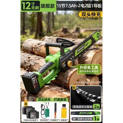 Lvlin Rechargeable Electric Chainsaw High-Capacity Lithium Battery - 10