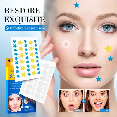 Полный английский патч от прыщей SADOER Acne Repair Patch Цветные патчи от прыщей Патчи для удаления акне для студентов Трансграничная внешняя торговля Оптом - 2