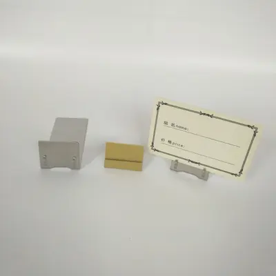 Metal Table Sign and Price Label Clip for Bakery and Deli