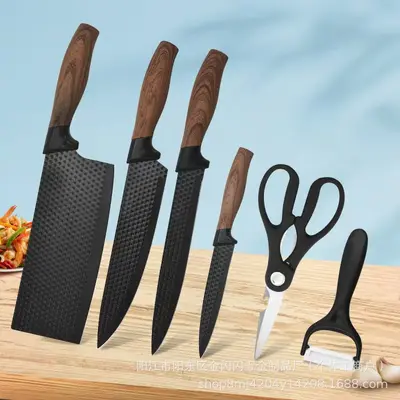 Stainless Steel Kitchen Knife Set, 6-Piece - 5