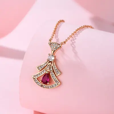 White mother-of-pearl necklace collarbone chain - 4