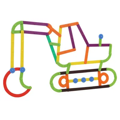 Sınır Ötesi Yeni Tasarım Çocuk Zeka Geliştirici Birleştirilebilir Yapı Blokları Puzzle DIY Sınırsız Şekilli Yaratıcı Yapı Blokları Seti Eğitici Oyuncak
