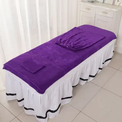 Beauty-Salon-Handtuchtuch-Set, SPA-Kopfwickel, saugfähig - 11