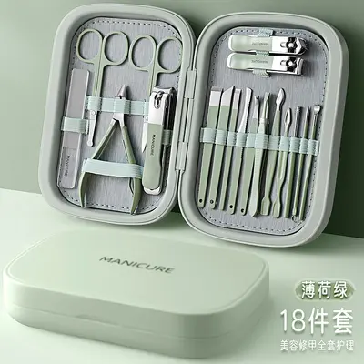 Nail Scissors Set Stainless Steel Pedicure Tools - 10
