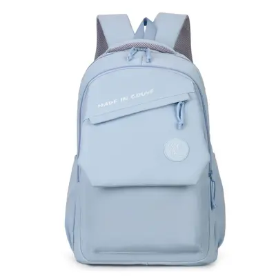 Large Capacity Solid Color Backpack for Outdoor Travel, School and Commuting - 8