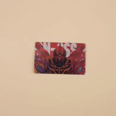 High-resolution PET cartoon 3D transformation stereo grid card animation laser card star peripheral replaceable transparent card manufacturer
