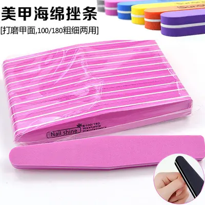 Nail polishing kit, sponge files and buffer strips - 2