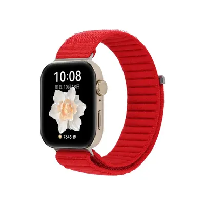 Wave Pattern Nylon Velcro Strap for Huawei Fit 5 - 6